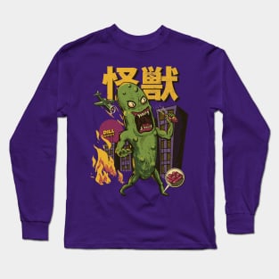 Dill with It - Kaiju Pickle got in Trouble Long Sleeve T-Shirt